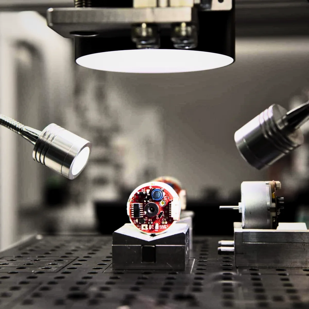 Micro motor used in the helmet opening mechanism